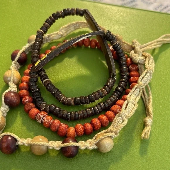 Men’s beaded bracelets stack - Picture 5 of 5